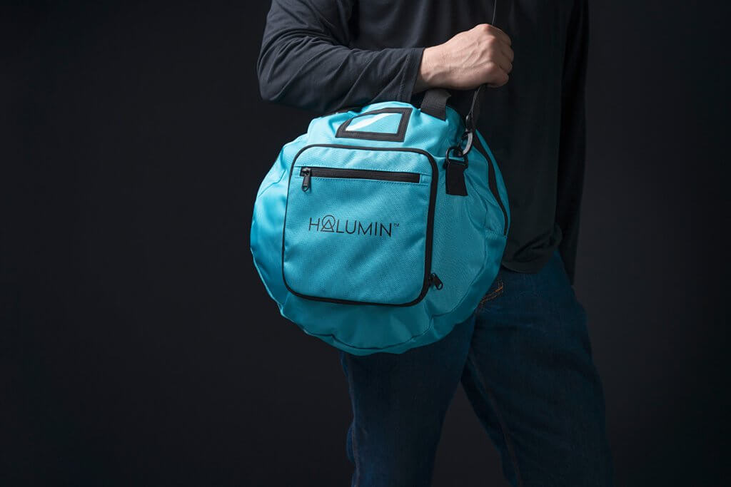 Halumin is a compact and portable photography lighting modifier perfect for cultural preservation photography on location or in the studio.
